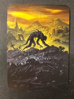 Sorcery Contested Realm Scavenging Fiend Foil Beta NM - Image 2