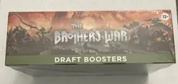 NEW The Brothers' War Draft Booster Box MTG Magic the Gathering - Image 1