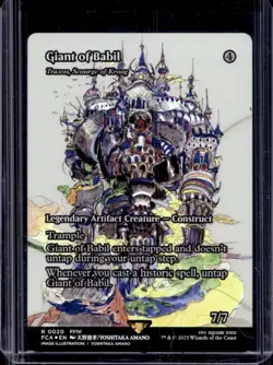 2025 Magic The Gathering Final Fantasy Giant Of Babil #0020 - Image 1