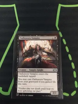 MTG Magic The Gathering Oathsworn Vampire J22 Anime Black Vampire Commander - Image 1
