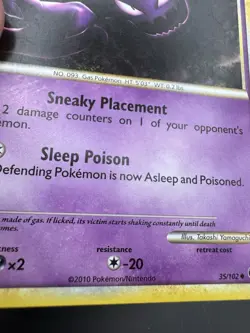 Pokemon Haunter 35/102 Triumphant Regular HP - Image 3