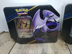 Pokemon TCG Crown Zenith Galarian Birds Tins Moltres/Articuno SEALED - Image 4