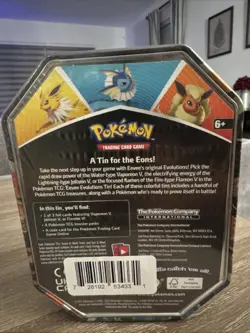Pokemon TCG: Eevee Evolutions Tin - Flareon V - New & Sealed - Image 2