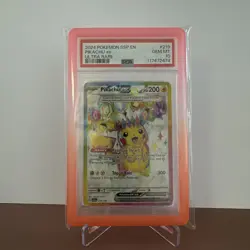 🔥 PSA 10 GEM MINT Pikachu ex Ultra Rare 219/191 Surging Sparks Pokemon TCG 🔥 - Image 1