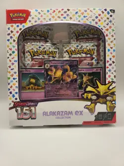 Pokemon Alakazam EX TCG Scarlet and Violet 151 Collection - Image 1