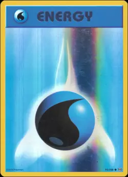 Pokemon - Water Energy #93/108 - XY - Evolutions Reverse Holo - Image 1