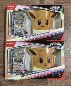 Pokemon SV8.5 Prismatic Evolutions Accessory Pouch Collection - Image 1