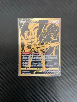 Pokemon TCG Zacian V Gold SWSH076 Black Star Promo Sealed NM - Image 1
