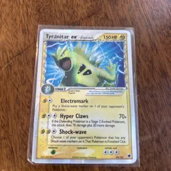 2006 Pokemon EX Dragon Frontiers Tyranitar Holo #99/101 - Image 1