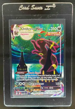 2021 Pokemon SWSH Evolving Skies Umbreon VMAX #215/203 - Image 1
