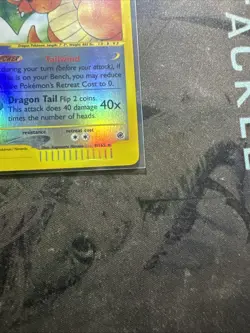 Pokemon TCG - Dragonite #9 - Expedition (2000) - Reverse Holo - Image 4