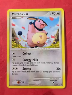 2008 Pokemon Diamond and Pearl Stormfront #44 Miltank, UC, NF/H, cd6 - Image 1