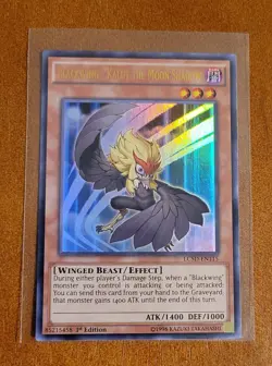 Blackwing - Kalut the Moon Shadow LC5D-EN115 1st Edition Ultra Rare NM Yugioh - Image 1