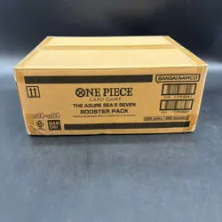 One Piece OP14-EB04 The Azure Sea's Seaven English 12 Booster Box Case Sealed - Image 1