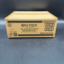 One Piece OP14-EB04 The Azure Sea's Seaven English 12 Booster Box Case Sealed - Image 4