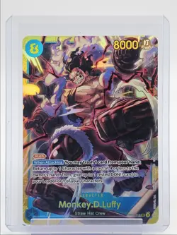 MONKEY. D. LUFFY 2025 ONE PIECE A FIST OF DIVINE SPEED SECRET RARE Q2371 - Image 1