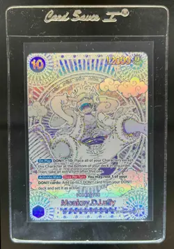 2025 One Piece Japanese Monkey.D.Luffy 3rd Anniversary Silver #OP05-119 - Image 1