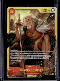 2024 One Piece Two Legends Silvers Rayleigh Secret Rare #OP08-118 - Image 1