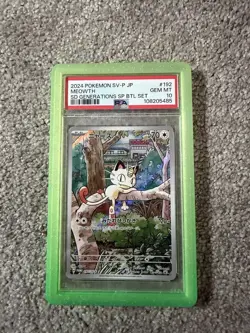 2024 Pokemon Japanese Starter Deck Generations Meowth 192/SV-P Promo PSA 10 💎 - Image 1