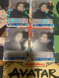 x4 Weiss Schwarz Avatar Last Airbender Katara: Vengeful ATLA/WX04-084 R - Image 2