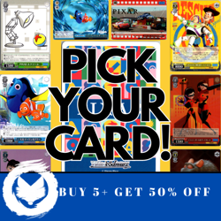Weiss Schwarz PIXAR Japanese, C-SP, PICK YOUR CARD! FAST SHIPPING! - Image 1