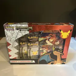Pokemon 25th Anniversary Celebrations Lance's Charizard V Collection Box Sealed 820650809392 - Image 2