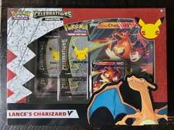 Pokemon 25th Anniversary Celebrations Lance's Charizard V Collection Box Sealed 820650809392 - Image 1
