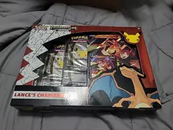 Pokemon Celebrations 25th Anniversary Lance’s Charizard V Collection Box Sealed - Image 1