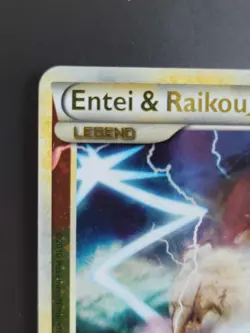 Entei & Raikou Legend (Top) 90/95 HGSS Unleashed Ultra Rare Pokemon LP - Image 3