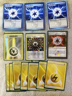 Pokemon 10 Holo Energy TCG Cards, 3 Regular Cards, Lot of 13, See Description - Image 1