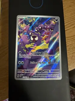 Pokemon Gastly Illustration Rare Holo SV05 Temporal Forces 60 HP 177/162 Card - Image 1