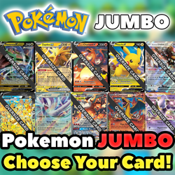 Pokemon OVERSZIED JUMBO: Choose Your Card! English Near Mint Huge Selection - Image 1