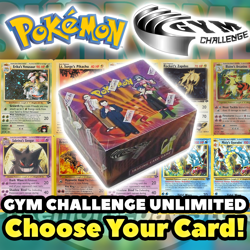 Pokemon GYM CHALLENGE UNLIMITED Choose Your Card 2000 VINTAGE WOTC LP/MP ENGLISH - Image 1
