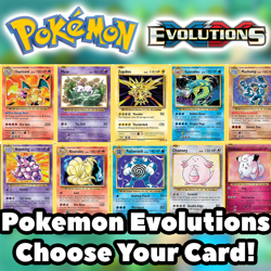 Pokemon EVOLUTIONS Holo/Reverse Holo: CHOOSE YOUR CARD English Near Mint QTY! - Image 1