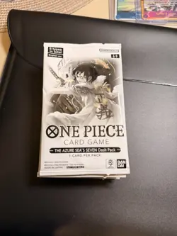 ONE PIECE CARD GAME (OP14) AZURE SEA’S SEVEN DASH PACK 7 PACK LOT 10 Packs - Image 1