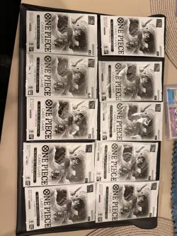 ONE PIECE CARD GAME (OP14) AZURE SEA’S SEVEN DASH PACK 7 PACK LOT 10 Packs - Image 2