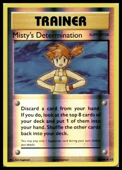 Misty's Determination 80/108 XY - Evolutions Reverse Holo Pokemon Card | NM - Image 1