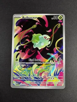 Pokemon TCG Bulbasaur 133/132 Secret Rare Mega Evolution Set English NM - Image 1