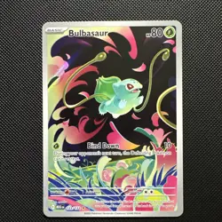 Pokemon TCG Bulbasaur 133/132 Secret Rare Mega Evolution Set – NM/Mint - Image 1