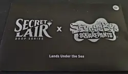 MTG Secret Lair x Spongebob Squarepants: Lands Under the Sea Non-Foil SEALED - Image 1