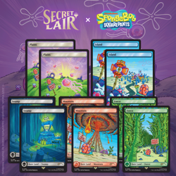 MTG Secret Lair x Spongebob Squarepants: Lands Under the Sea Non-Foil SEALED - Image 2