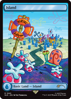 MTG Secret Lair x Spongebob Squarepants: Lands Under the Sea Non-Foil SEALED - Image 4