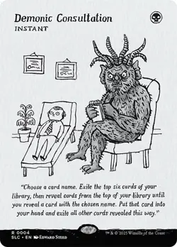 Demonic Consultation Secret Lair Encyclopedia NM MTG - Image 1