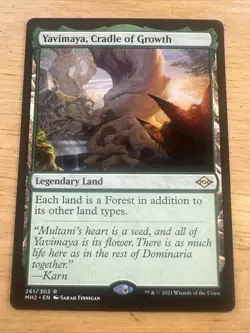 Yavimaya, Cradle of Growth Nm MTG Modern Horizons 2 MH2 - Image 1