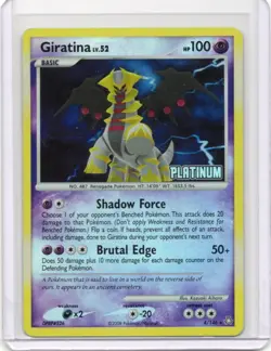Pokemon Giratina Reverse Holo 4/146 Platinum Set Rare Lv.52 2008 MP - Image 1