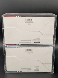 2x Pokemon Black Bolt White Flare Sealed Booster Bundle Display Case W/Acrylic - Image 2