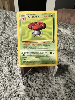 1999 Pokemon TCG Vileplume Jungle 31/64 Regular Unlimited Rare HP - Image 1