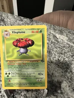 1999 Pokemon TCG Vileplume Jungle 31/64 Regular Unlimited Rare HP - Image 3