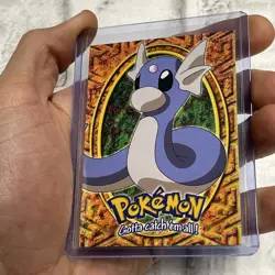 Dratini #147 E10 of 12 Stage 1 Topps Pokemon Series Animation Edition Blue LP/NM - Image 2