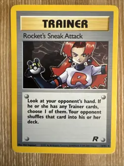 Rocket's Sneak Attack 16/82 Team Rocket Holo Pokemon VLP - Image 1